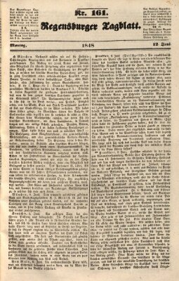 Regensburger Tagblatt Montag 12. Juni 1848