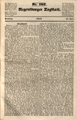 Regensburger Tagblatt Dienstag 13. Juni 1848