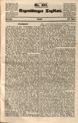 Regensburger Tagblatt Freitag 23. Juni 1848