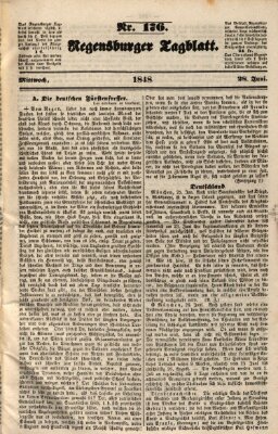 Regensburger Tagblatt Mittwoch 28. Juni 1848