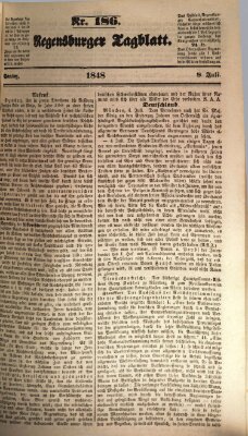 Regensburger Tagblatt Samstag 8. Juli 1848