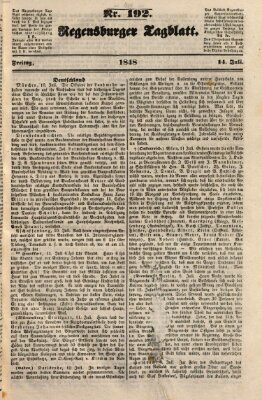 Regensburger Tagblatt Freitag 14. Juli 1848