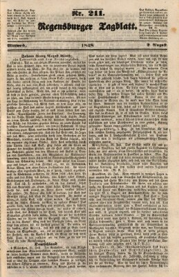 Regensburger Tagblatt Mittwoch 2. August 1848