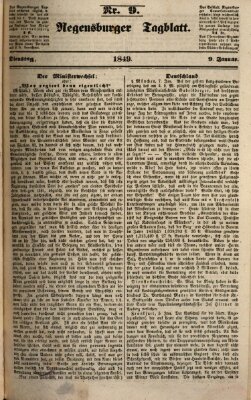 Regensburger Tagblatt Dienstag 9. Januar 1849