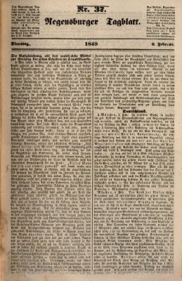 Regensburger Tagblatt Dienstag 6. Februar 1849