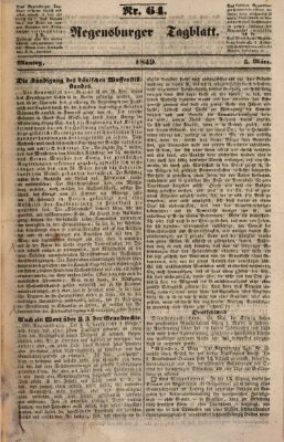 Regensburger Tagblatt Montag 5. März 1849