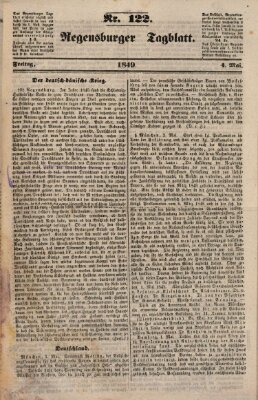 Regensburger Tagblatt Freitag 4. Mai 1849