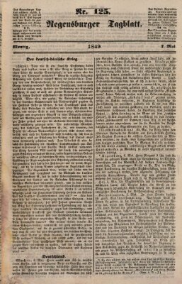 Regensburger Tagblatt Montag 7. Mai 1849