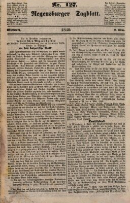 Regensburger Tagblatt Mittwoch 9. Mai 1849