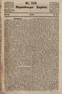 Regensburger Tagblatt Freitag 11. Mai 1849
