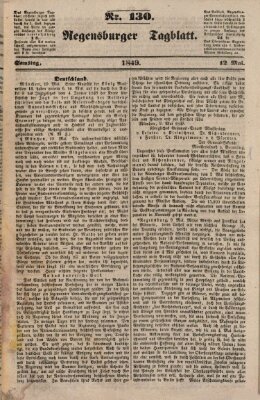 Regensburger Tagblatt Samstag 12. Mai 1849