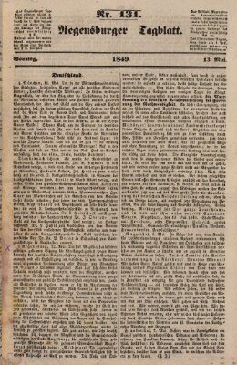 Regensburger Tagblatt Sonntag 13. Mai 1849