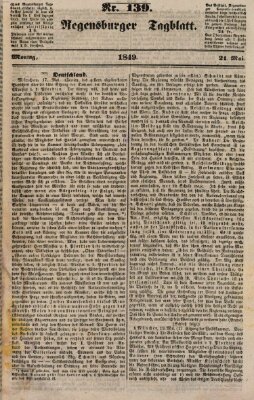 Regensburger Tagblatt Montag 21. Mai 1849