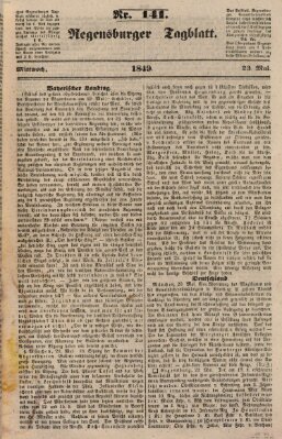 Regensburger Tagblatt Mittwoch 23. Mai 1849