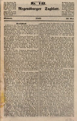 Regensburger Tagblatt Mittwoch 30. Mai 1849