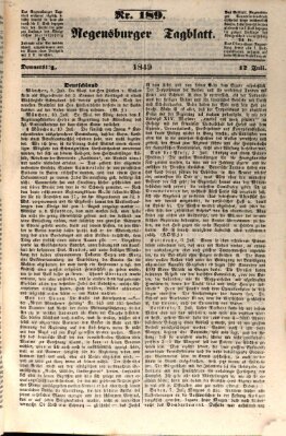 Regensburger Tagblatt Donnerstag 12. Juli 1849