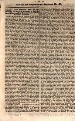 Regensburger Tagblatt Donnerstag 14. Februar 1850