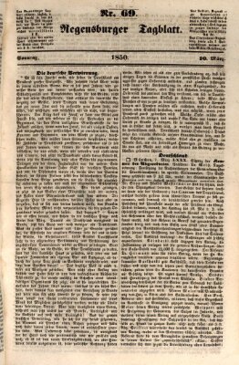 Regensburger Tagblatt Sonntag 10. März 1850