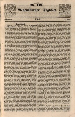 Regensburger Tagblatt Mittwoch 1. Mai 1850