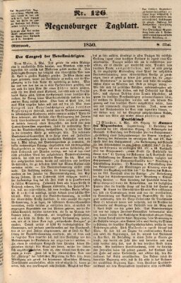 Regensburger Tagblatt Mittwoch 8. Mai 1850