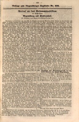 Regensburger Tagblatt Montag 13. Mai 1850