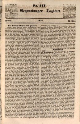 Regensburger Tagblatt Freitag 24. Mai 1850