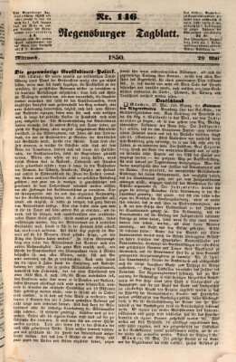 Regensburger Tagblatt Mittwoch 29. Mai 1850