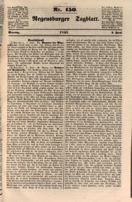 Regensburger Tagblatt Montag 3. Juni 1850