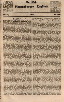 Regensburger Tagblatt Montag 10. Juni 1850