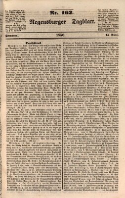 Regensburger Tagblatt Samstag 15. Juni 1850