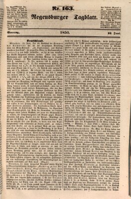 Regensburger Tagblatt Sonntag 16. Juni 1850