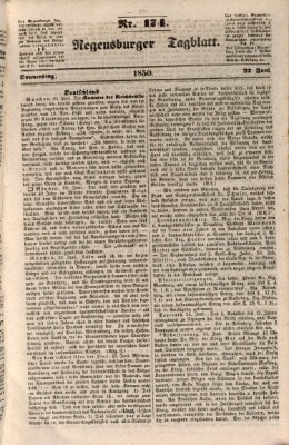 Regensburger Tagblatt Donnerstag 27. Juni 1850