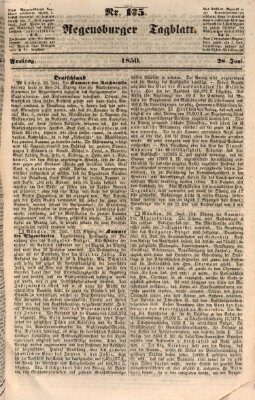 Regensburger Tagblatt Freitag 28. Juni 1850