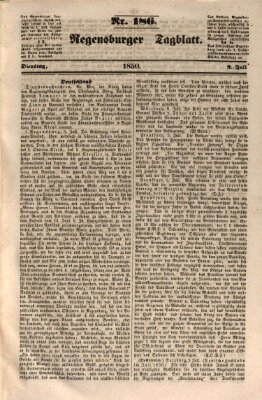 Regensburger Tagblatt Dienstag 9. Juli 1850