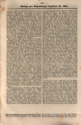 Regensburger Tagblatt Freitag 1. November 1850