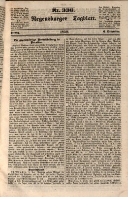 Regensburger Tagblatt Freitag 6. Dezember 1850