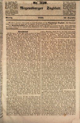 Regensburger Tagblatt Montag 30. Dezember 1850