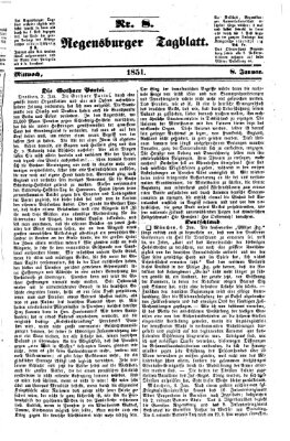 Regensburger Tagblatt Mittwoch 8. Januar 1851