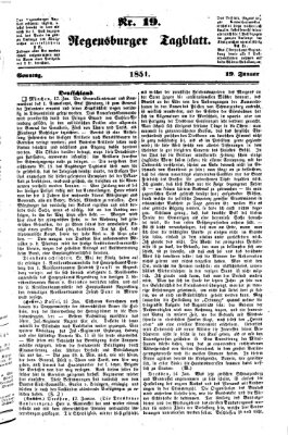 Regensburger Tagblatt Sonntag 19. Januar 1851