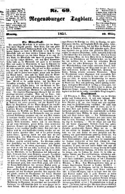 Regensburger Tagblatt Montag 10. März 1851