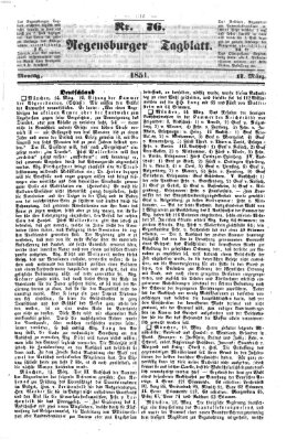 Regensburger Tagblatt Montag 17. März 1851