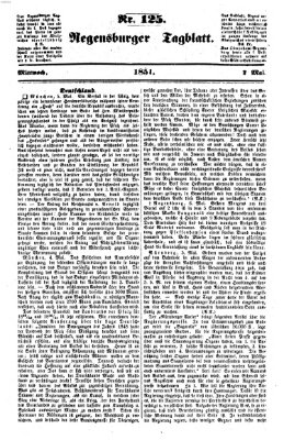 Regensburger Tagblatt Mittwoch 7. Mai 1851