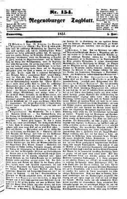 Regensburger Tagblatt Donnerstag 5. Juni 1851