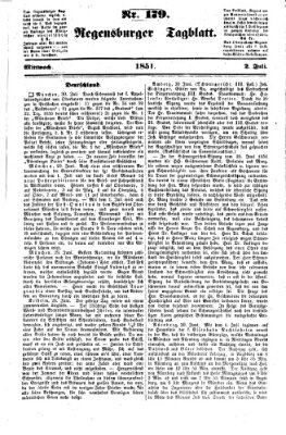 Regensburger Tagblatt Mittwoch 2. Juli 1851