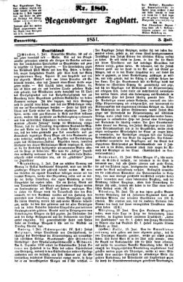 Regensburger Tagblatt Donnerstag 3. Juli 1851