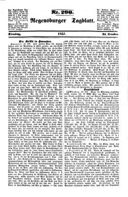 Regensburger Tagblatt Dienstag 21. Oktober 1851