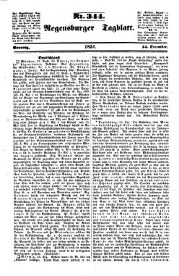 Regensburger Tagblatt Sonntag 14. Dezember 1851