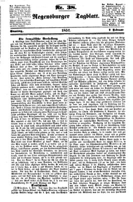 Regensburger Tagblatt Samstag 7. Februar 1852