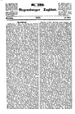 Regensburger Tagblatt Dienstag 11. Mai 1852