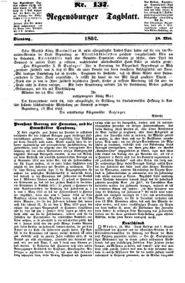 Regensburger Tagblatt Dienstag 18. Mai 1852